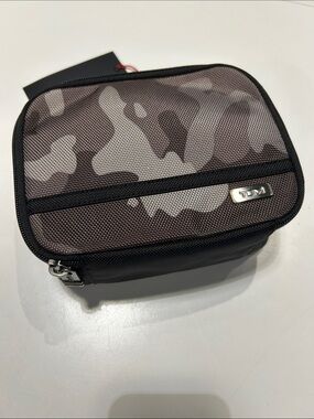 Tumi Men's Camo kit/ Pouch - Gray Brown